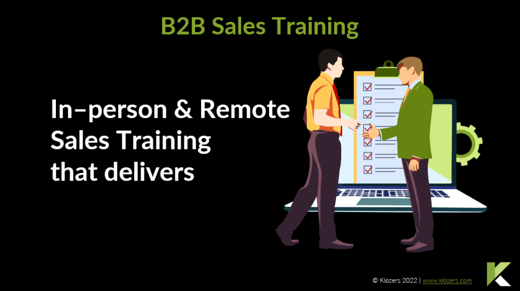 B2B sales training
